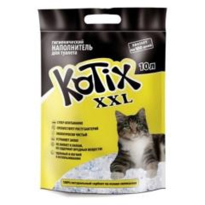 Kotix Силікагелевий наповнювач для котячого туалету, 3,8л